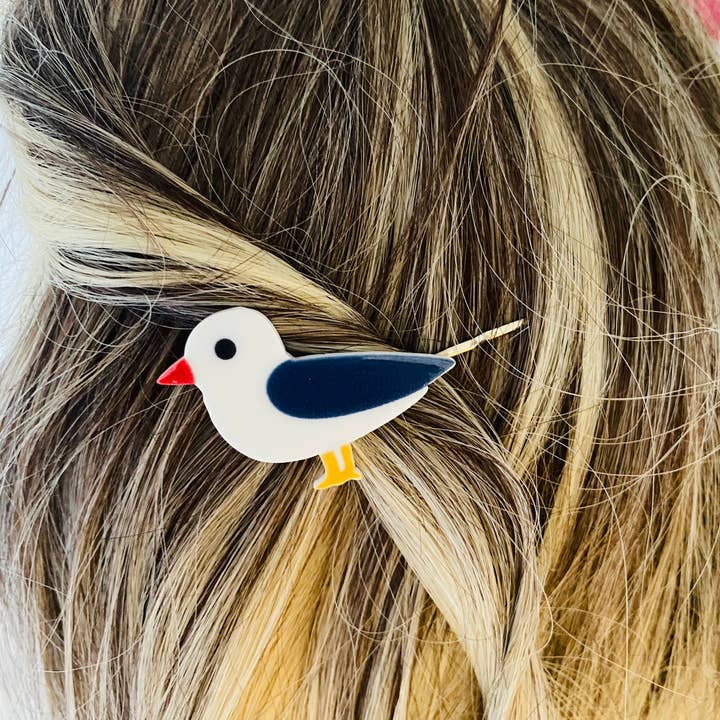 Jewells – wholesale Hair clip – Women’s – Seagull or Puffin resin hair grip clip