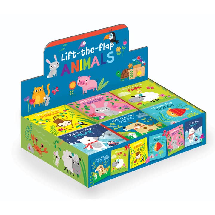 Robert Frederick Ltd – Großhandel Buch – Kinder – Mini-Board-Bücher zum Anheben der Klappe mit Tieren