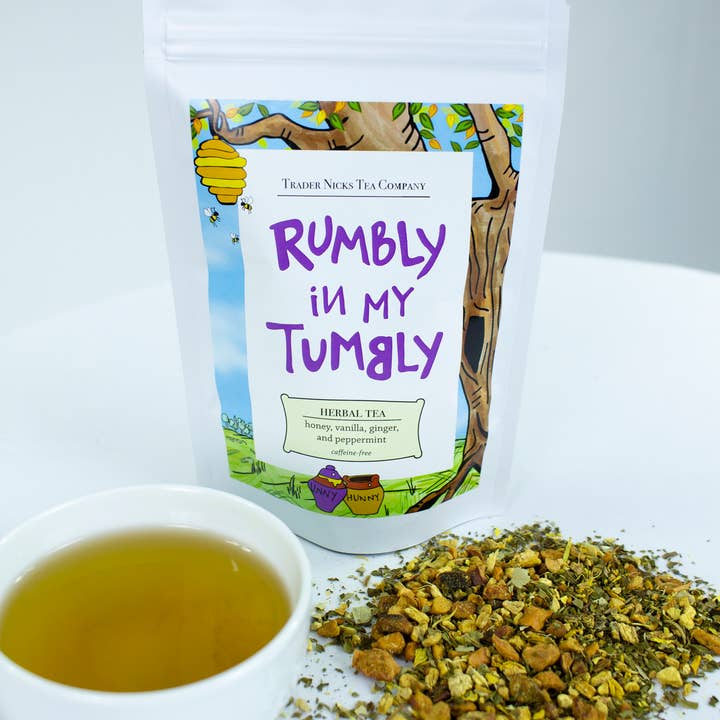 Trader Nicks Tea Company - Wholesale Health/Detox Tea - Rumbly in My Tumbly Ginger Mint Herbal Tea4