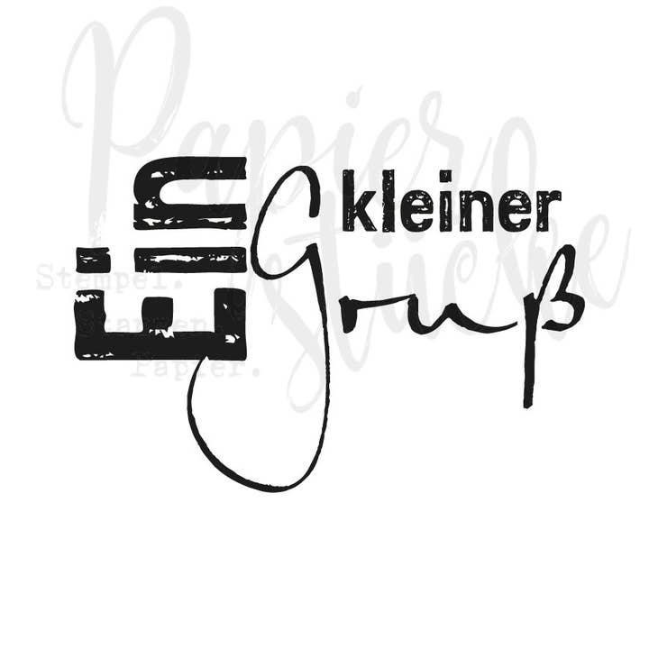 Stamp: A little greeting for wholesale by Papierstücke