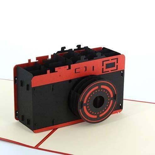 Camera 3D for wholesale by Henry Pop Up Cards