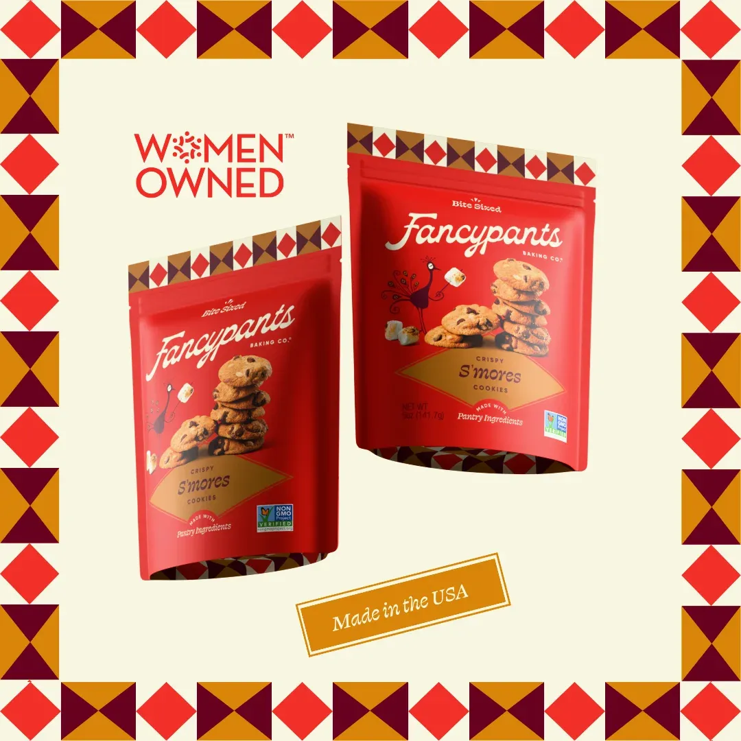 Fancypants Baking Co. - Wholesale Cookie - S'mores Cookies | Premium Cookie | Snacks | 12 pack | 5oz