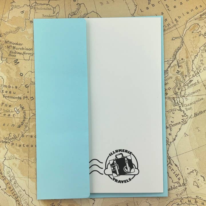 illumerie - Wholesale Travel Card - Bainbridge Island Puget Sound Trees Travel Greeting Card2