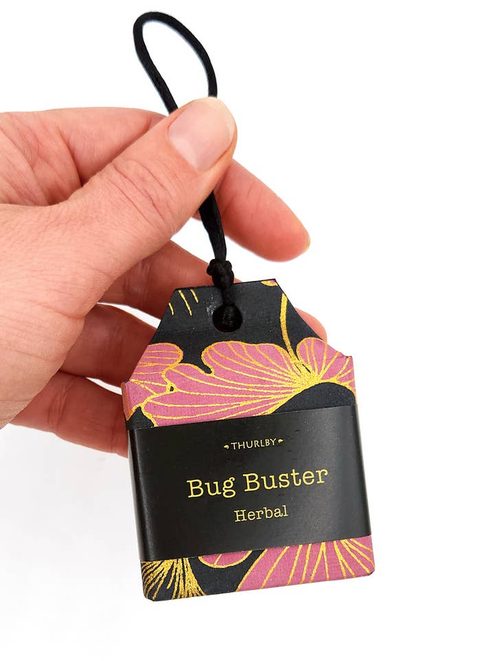 Ginkgo Herbal Bug Buster – Assorted Colors Display Box for wholesale by Thurlby Handmade Aromatic Homewares