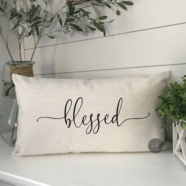 Blessed Farmhouse Pillow Cover | Decorative Pillow cover | for wholesale by Stone River Home Co