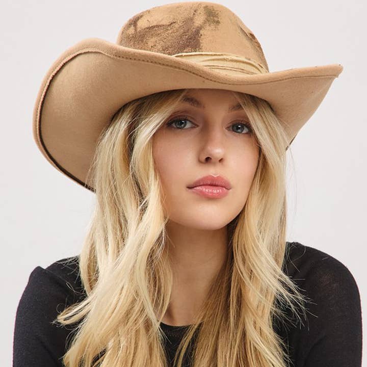 3AM BY H&D ACCESSORIES - Wholesale Cowboy Hat – Women’s - Vintage Versatile Shapeable Cowgirl MHH024311