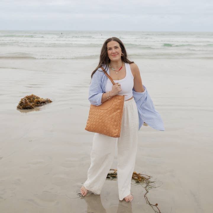 Elevate - Vente Tote bag – femme - Cabas en cuir tressé Shirin10