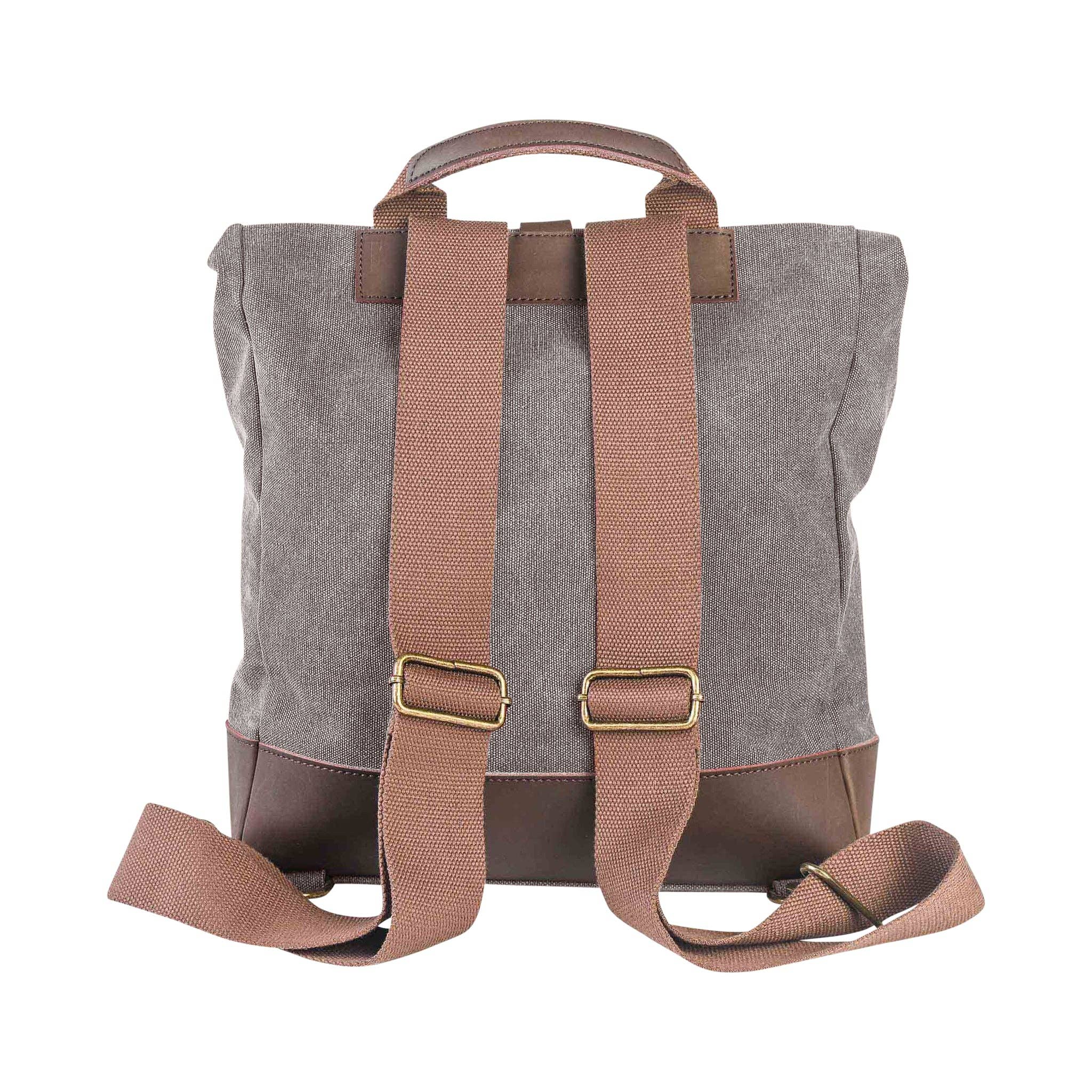 ZEDE PARIS - Vente Sac à dos – unisexe - ECOLE MILITAIRE - Sac à dos en toile et cuir36