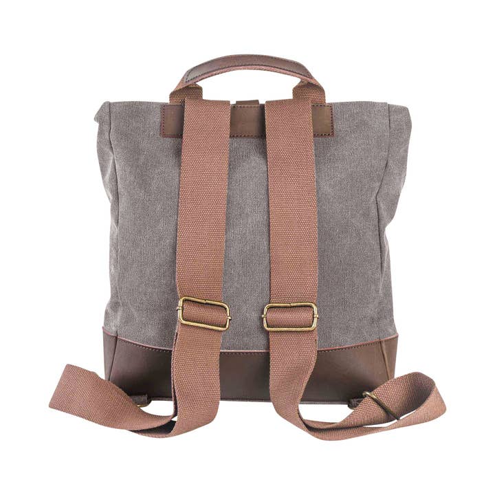 ZEDE PARIS - Vente Sac à dos – unisexe - ECOLE MILITAIRE - Sac à dos en toile et cuir36