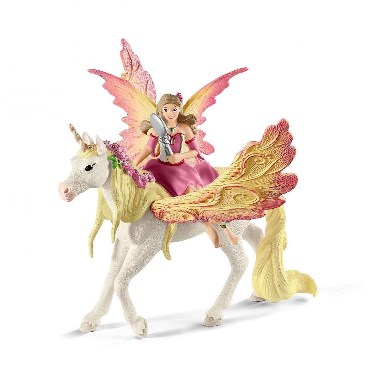 Schleich - Wholesale Toy Set - Kids - Fairy Feya With Pegasus Unicorn Fairy Toy Playset