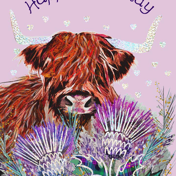 Wee Wishes - Wholesale Birthday Card - Coo and Thistle High-Quality Birthday Card1