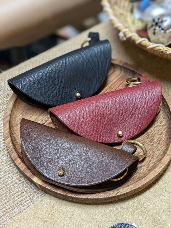 Leather Key Covers for wholesale by Jane De Bono Textiles England