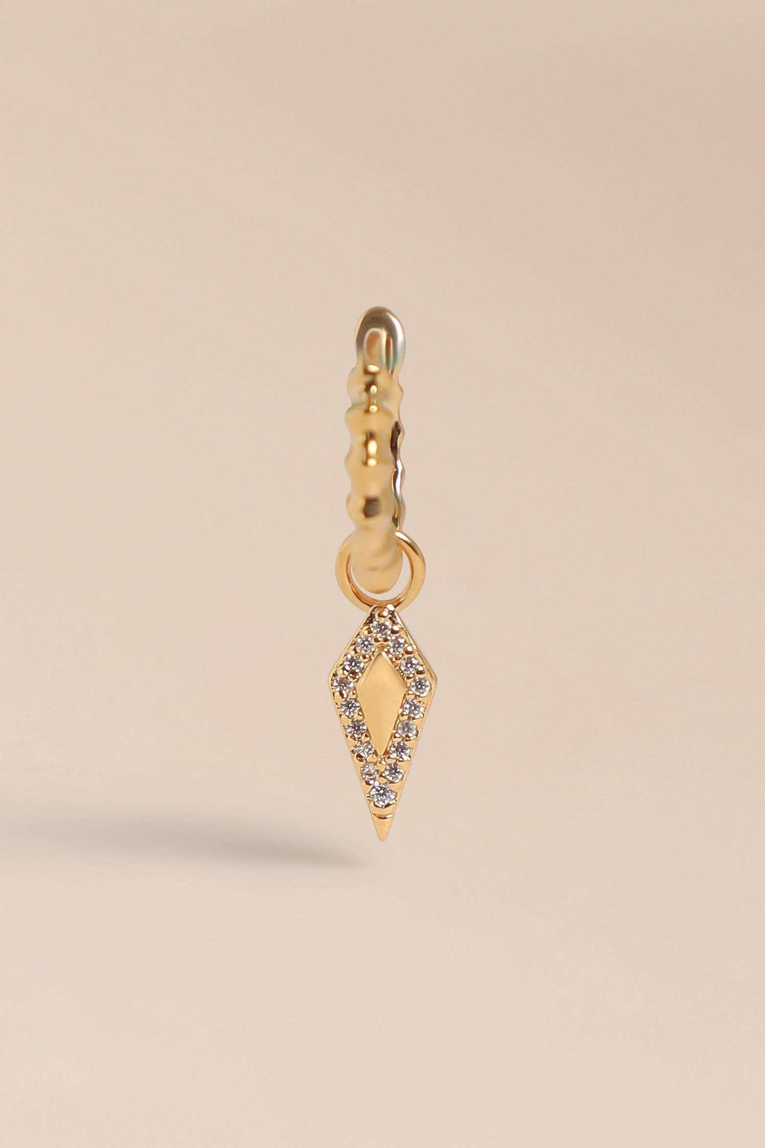 Waekura – Engroshandel Hængeøreringe og creoløreringe – Charms Skinnende rombe3