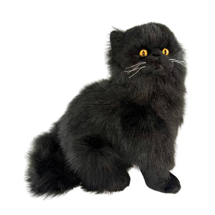 Crystal - Black Cat - 34cm sitting for wholesale by Bocchetta Plush Toys