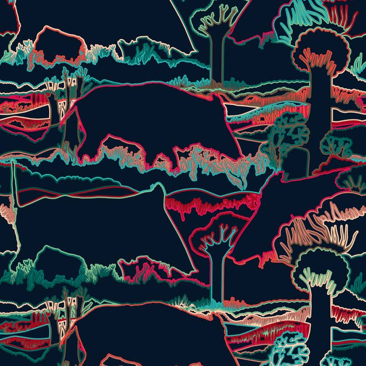 Cilé - Wholesale Wallpaper - Sangliers B Wallpaper1