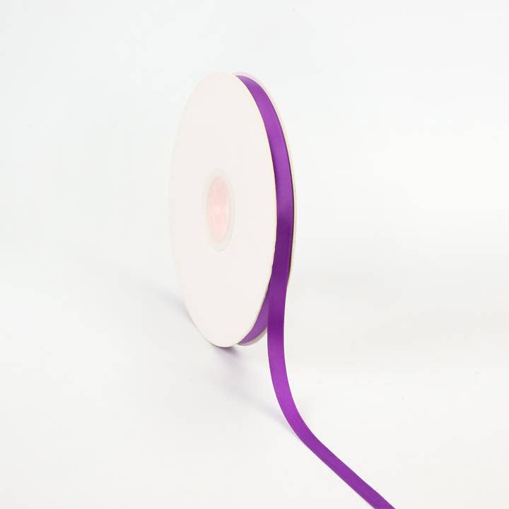 Single Face Satin Ribbon | Plum (285) for wholesale by LA Ribbons Wholesale