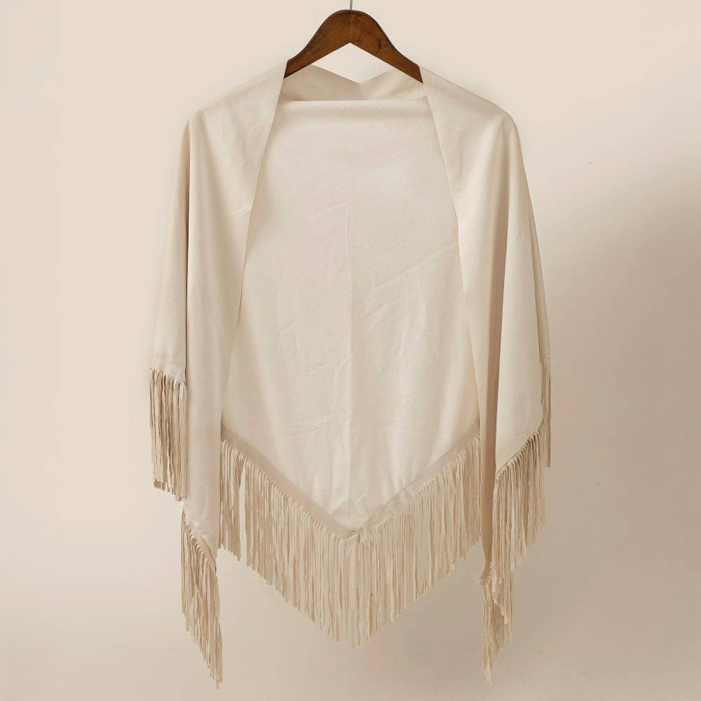 Anarchy Street – wholesale Poncho - Dam – Westerninspirerad boho-sjal med fransar4