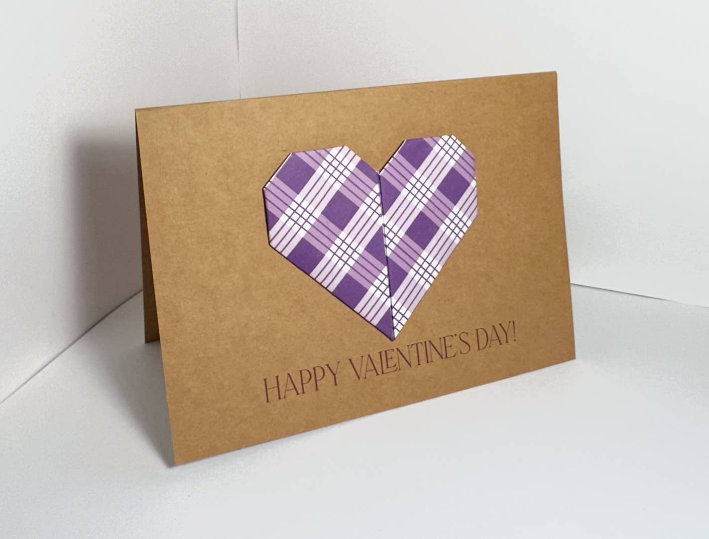 Handmade Aloha Kauai - Wholesale Everyday Greeting Card - Handmade Orgami Heart Card - Palaka Print7