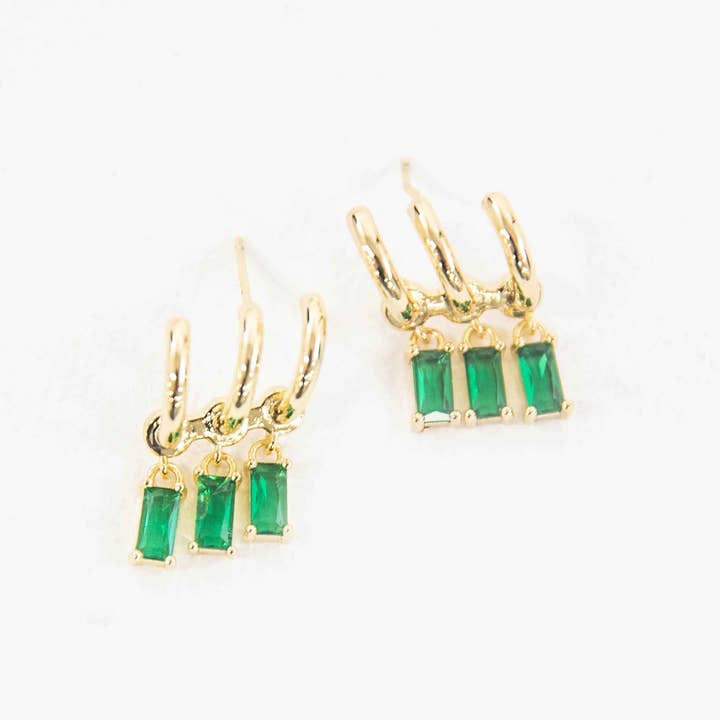 Lovoda - Wholesale Hoop Earrings - Into the Forest Tri Hoop Earrings