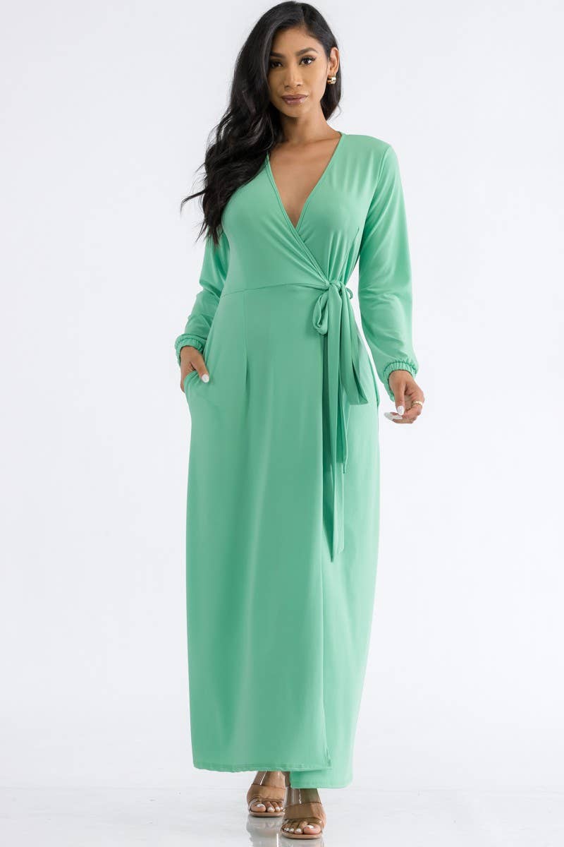 H&H Fashion Inc. - Wholesale Dress - Women's - HH548X1-LS PLUS SIZE LONG SLEEVE MAXI DRESS7