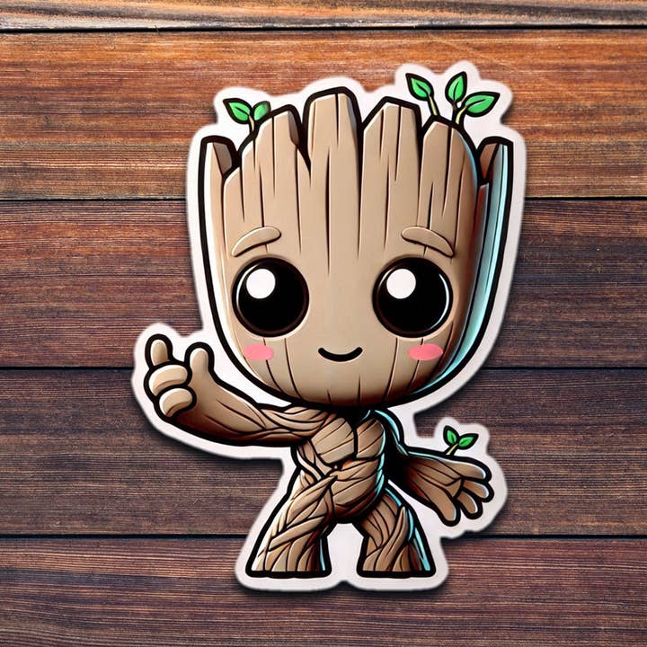 Kawaii Groot Superhero - Wholesale Die Cut Vinyl Sticker and other Purchase Wholesale mehl großhandelspreis. Free Returns & Net 60 Terms on Faire trending on Faire.