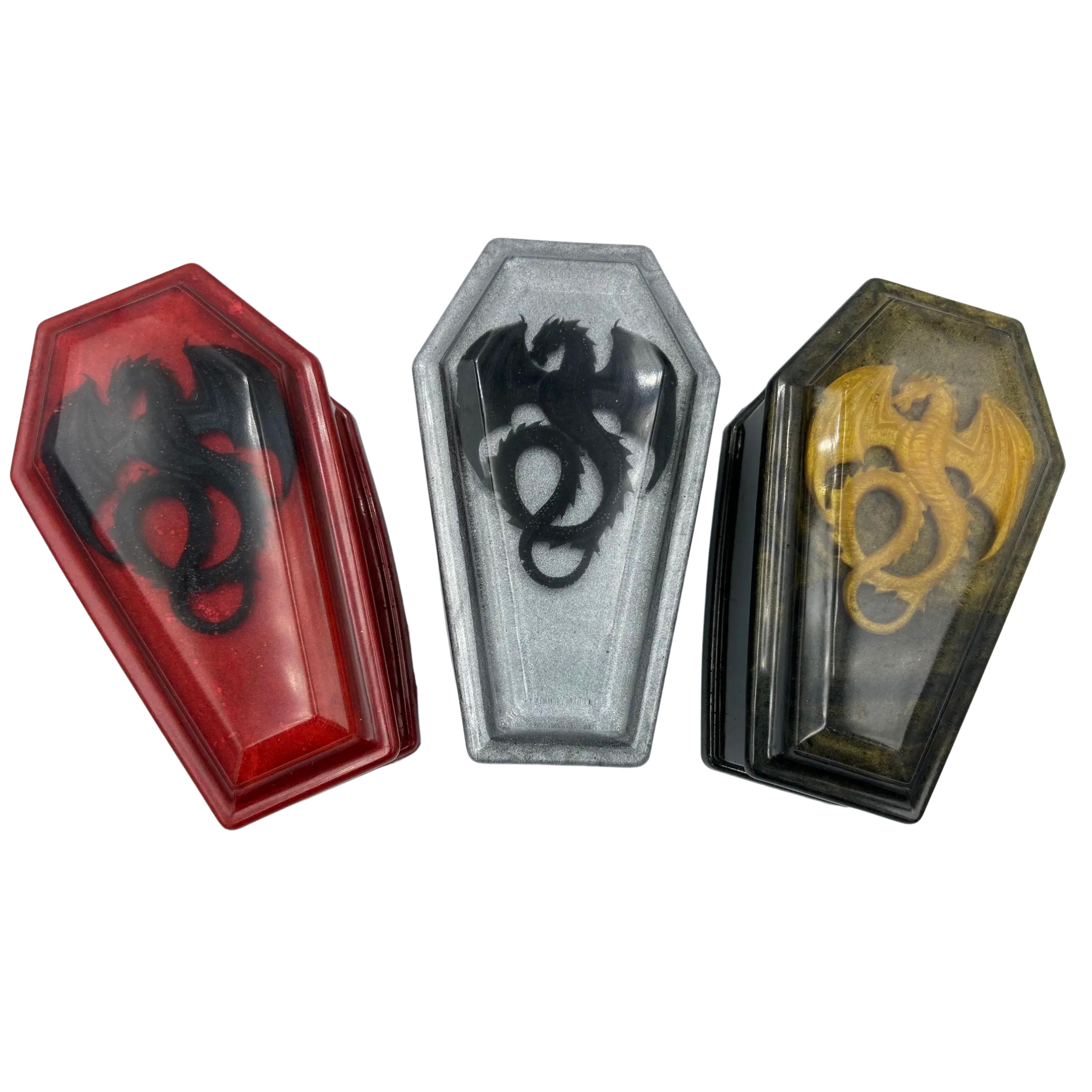 Seriously Perfect Finds, LLC - Wholesale Incense Holder - Dragon Coffin Tealight and Incense Holder- Tigers Eye3