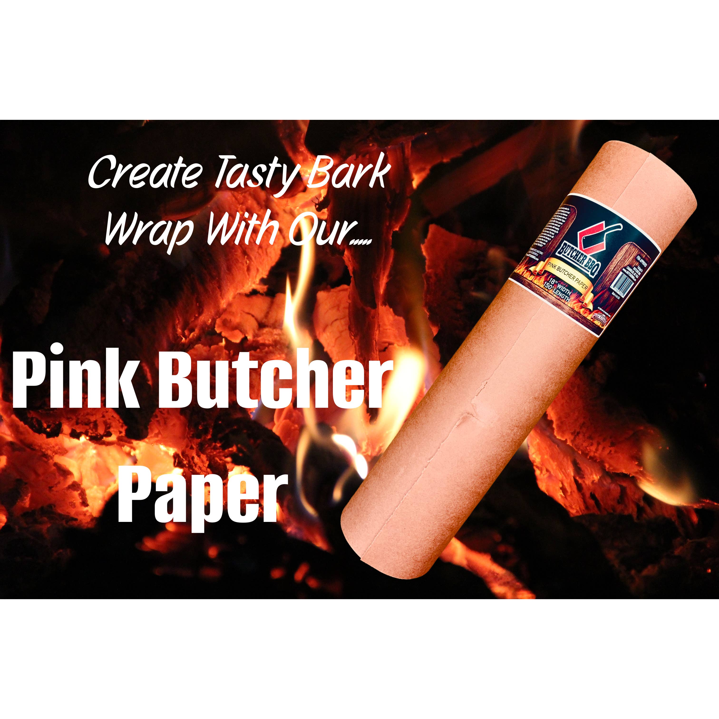 BBQ Butler Pink Butcher Paper Smoking Wrap