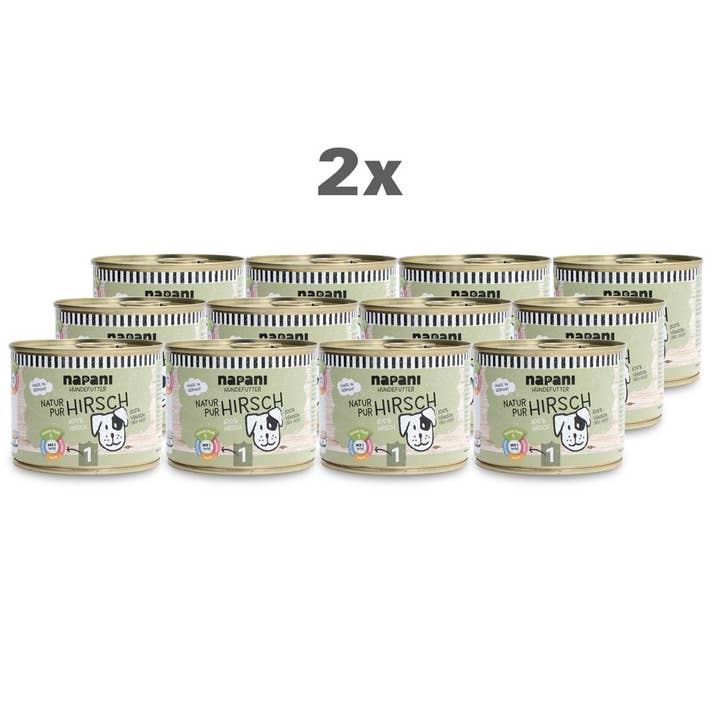 Våtfoder för hundar, renhjort 24 x 200g för wholesale av napani GmbH & Co. KG