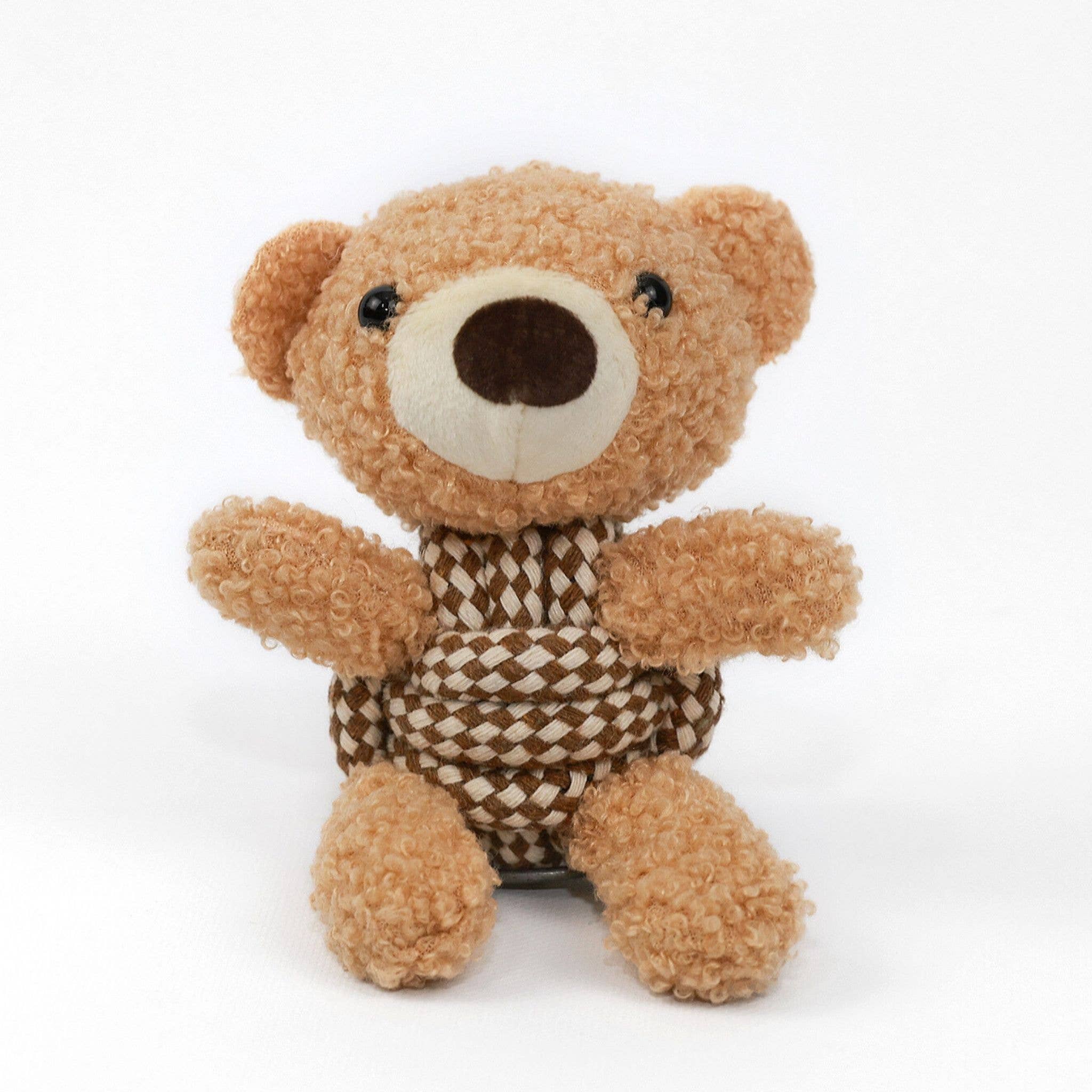 Monli Handcrafted Pet Toys - Wholesale Pet Squeaky Toy - Dog - Squeaky Rope Buddies0