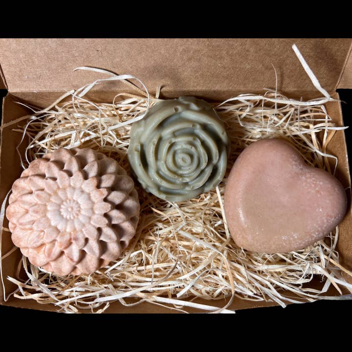 3 soaps gift set for wholesale by Savonnerie de la Castelle