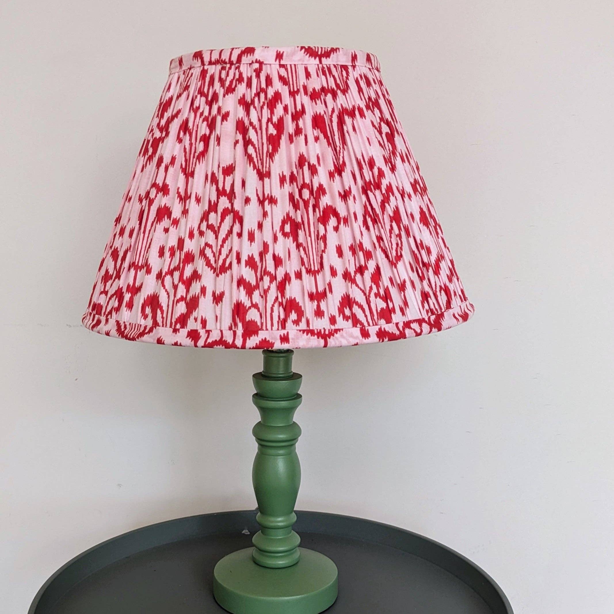 LNH EDIT - Wholesale Lamp Shade - Jaipur Red Empire Pleated Lampshade1