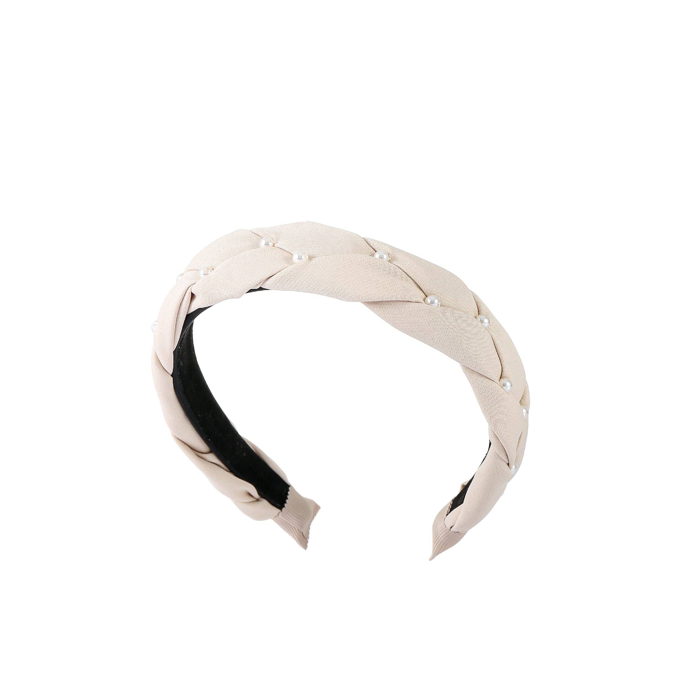 Emilie collection - Wholesale Fashion Headband - Women's - Headband pearls white0