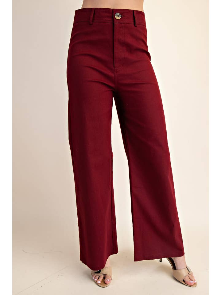 Glam - Wholesale Pants - Women's - High-Waist Straight Pants7