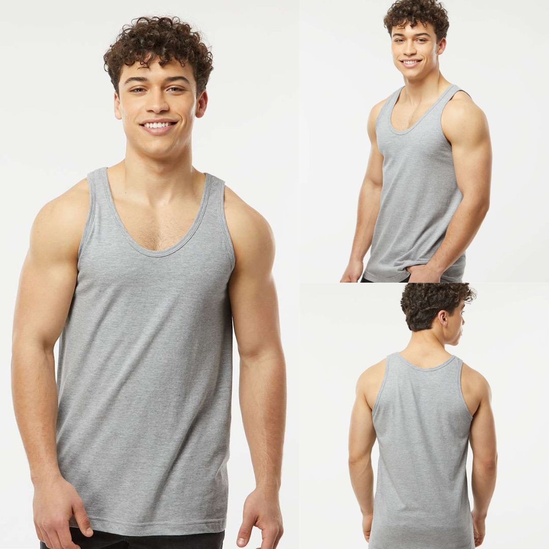MYES BULK APPAREL - Wholesale Tank Top - Men's - Tultex Unisex Fine Jersey Tank – Lightweight Premium Cotton6