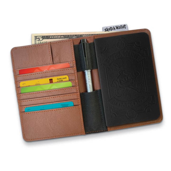 Inky's - Wholesale Sketchbook/Sketchpad - Original Size Leather Sketch Wallet 2.0