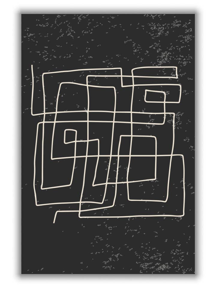 Black and White Lines #4 for wholesale by Stanley Print House