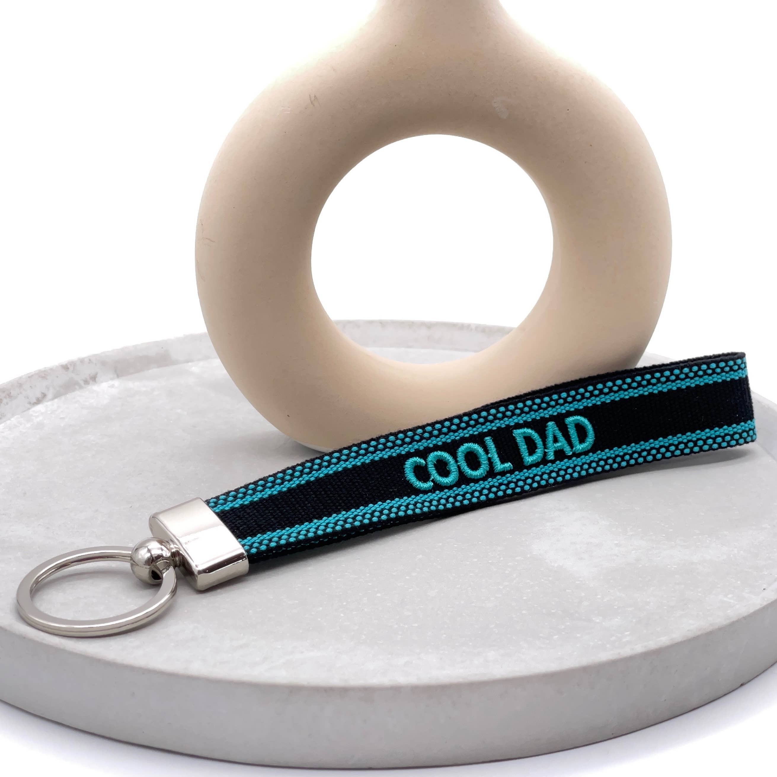 Parsley & Pepper – Engroshandel Nøglering - Herre – COOL DAD nøglering nøglering, vævet og broderet1