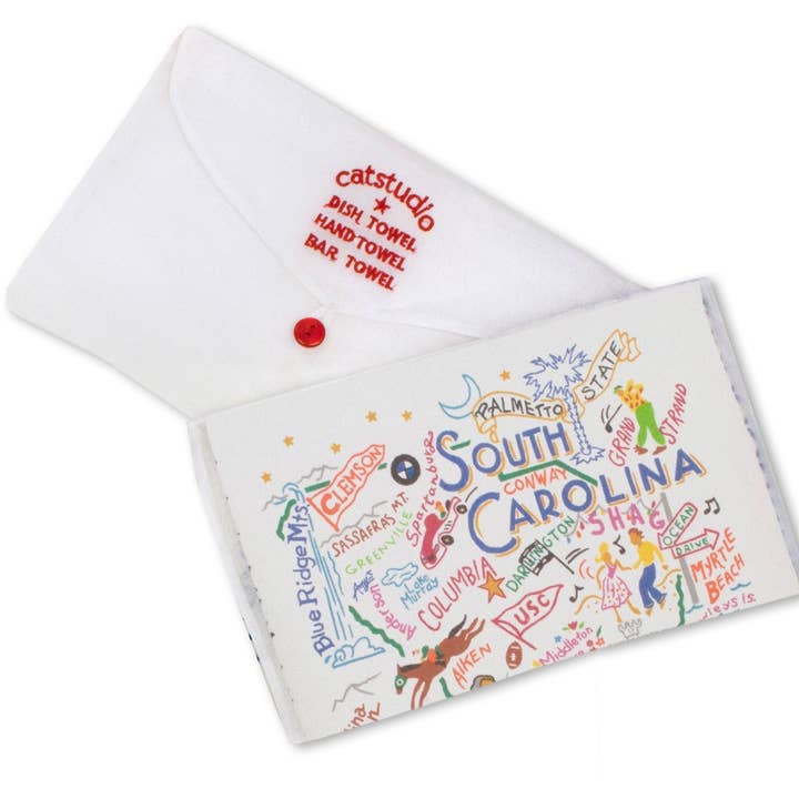 catstudio - Wholesale Tea Towel - South Carolina Dish Towel1