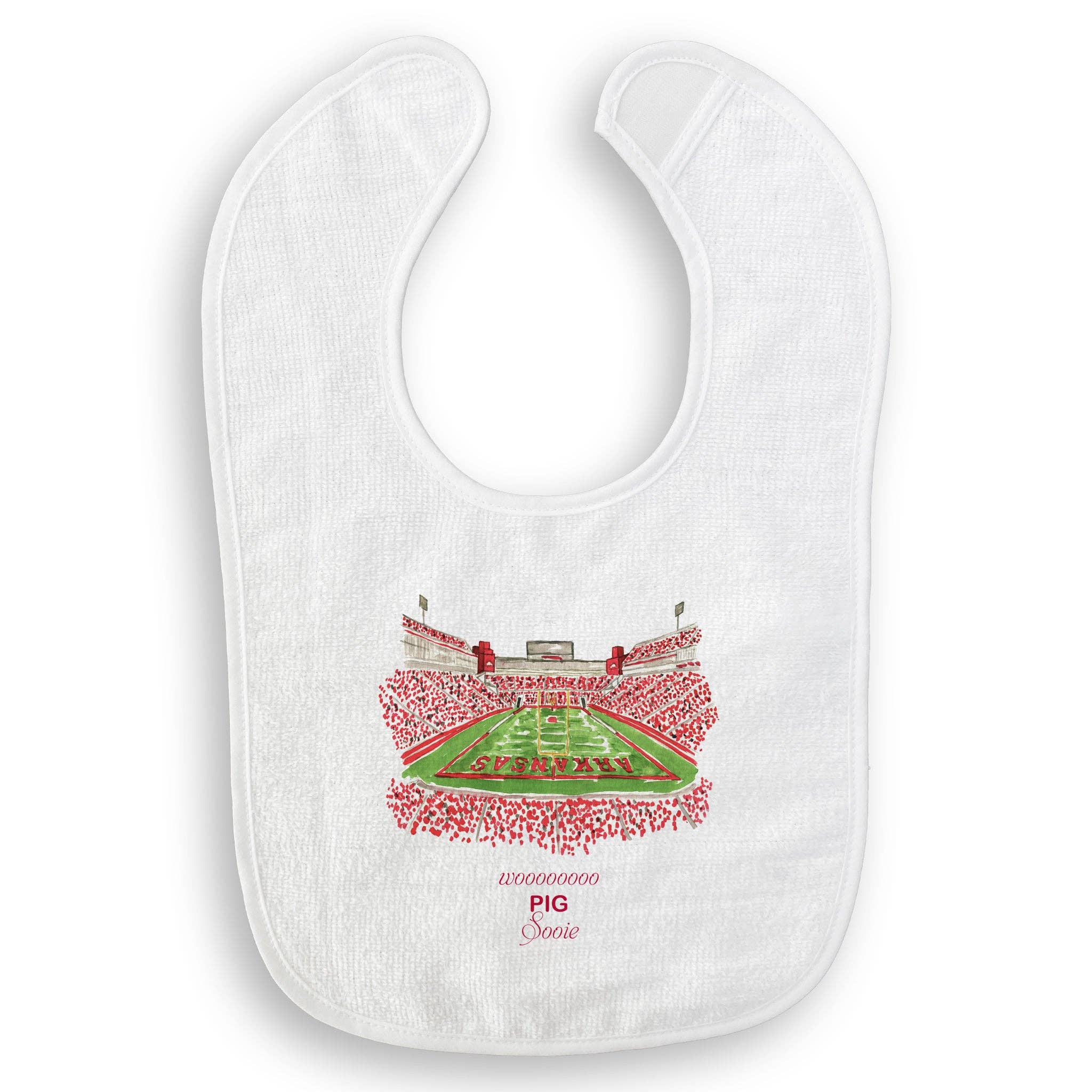 French Graffiti - Wholesale Tea Towel - Fayetteville, Arkansas Stadium with Quote15