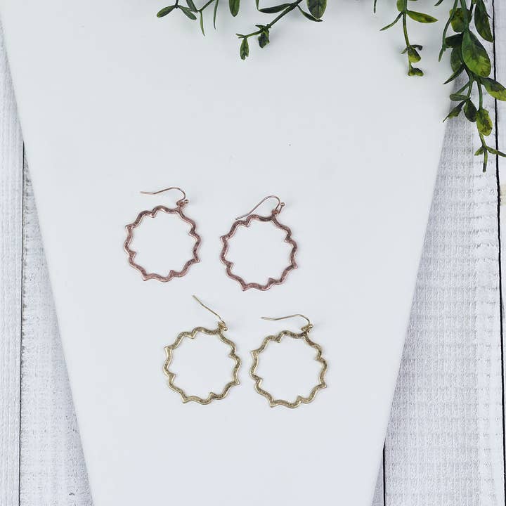 Runda marockanska dinglande örhängen för wholesale av Lauren Lane