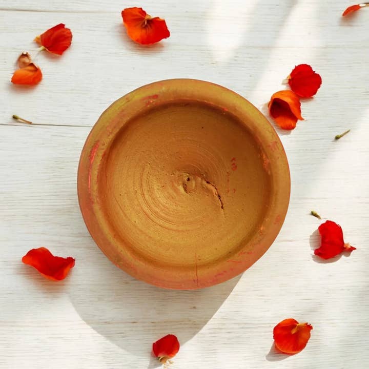 Nature & Traditions - Wholesale Lip Stain/Dye/Tint - Natural Traditional Moroccan Makeup Aker Fassi Terracotta Pot Lip & Face Stain1