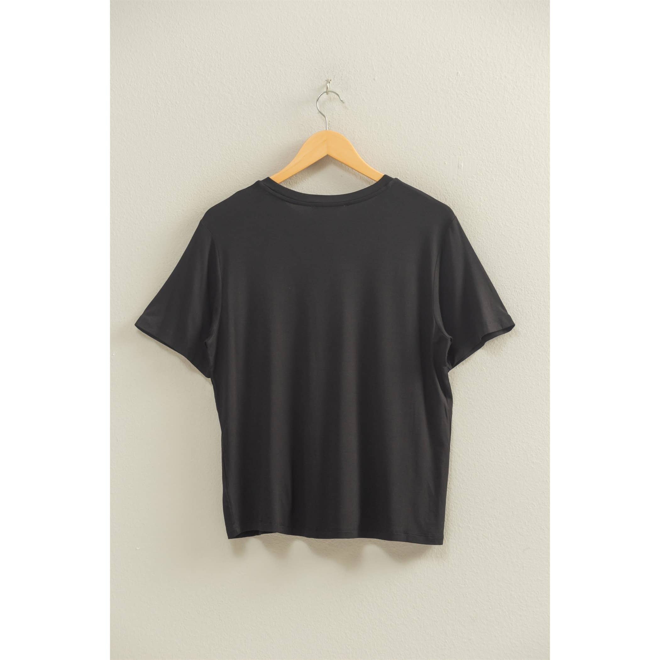 Double Zero - Venta al por mayor Camiseta - Mujer - Top clásico de cuello redondo con bolsillo y manga corta12