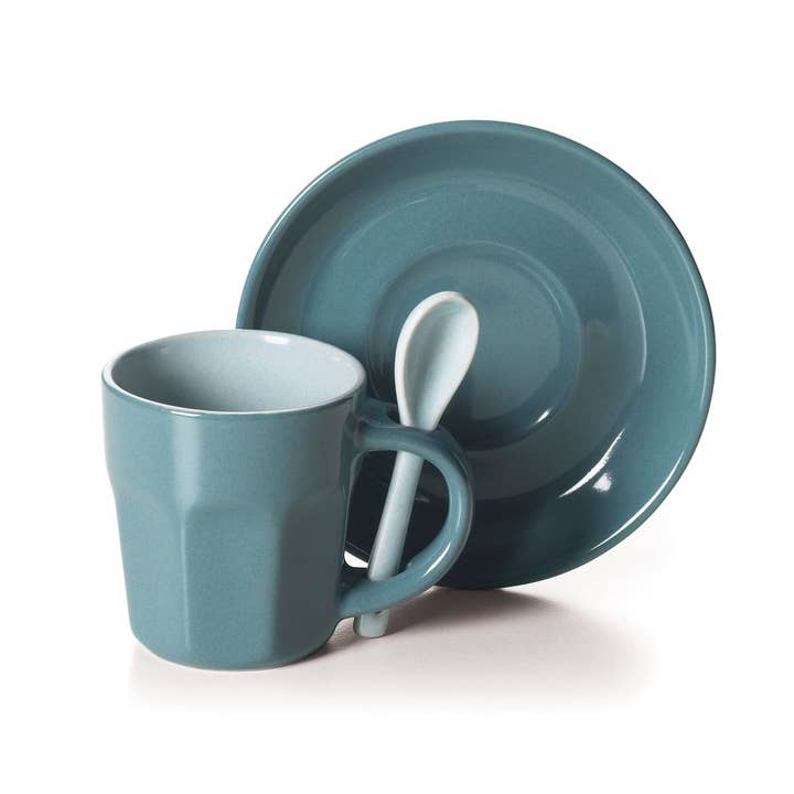 multicolour Set of 6 Abbraccio Coffee Cups for wholesale on Faire1