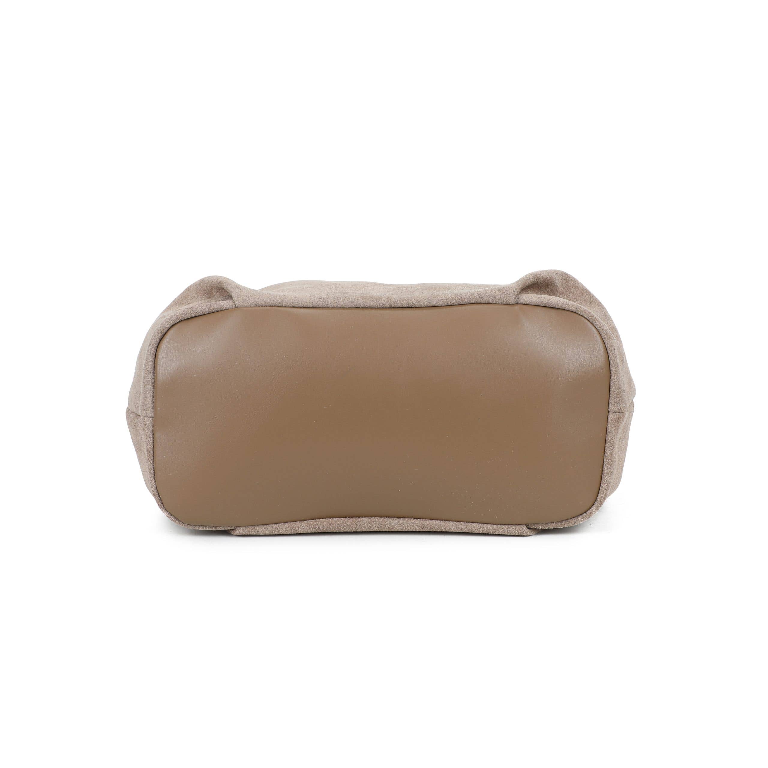 Ellas Trading – wholesale Shoulder bag – women's – Faux Suede Shoulder Tote Bag Detachable Crossbody Strap11