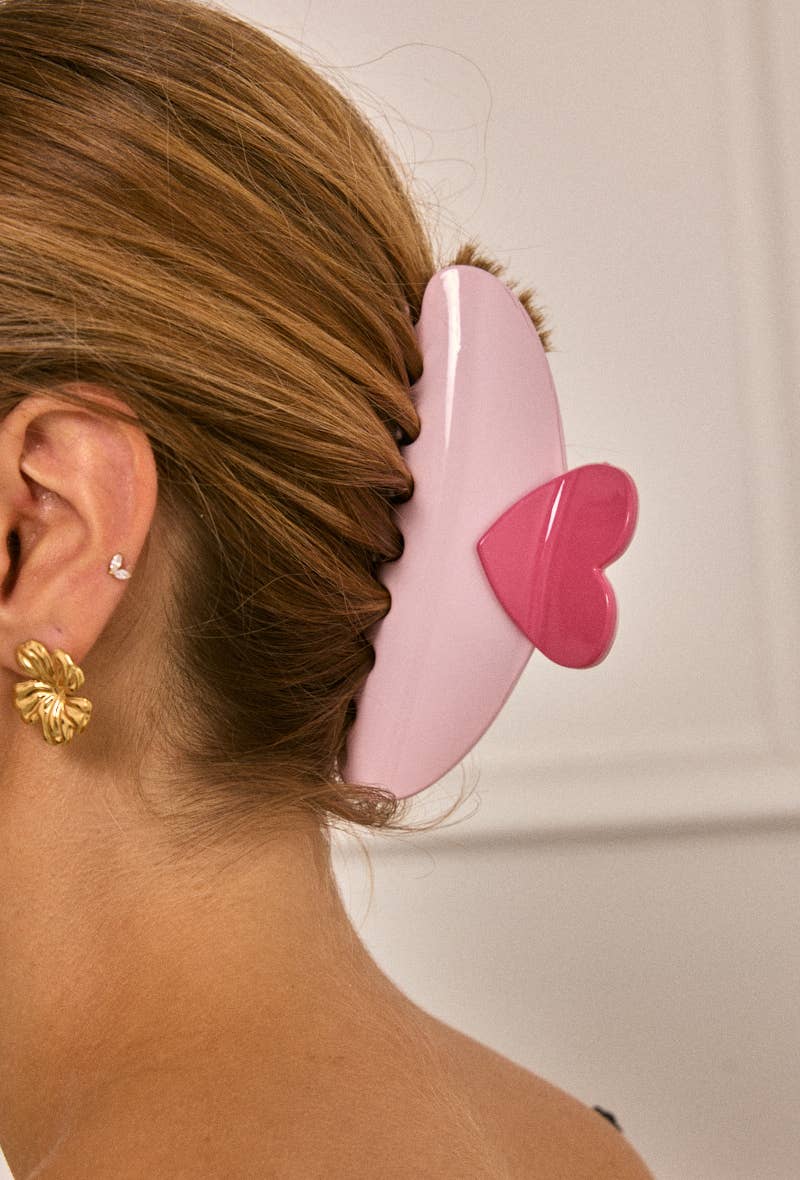 Pink 13 cm hair clip YH57 for wholesale on Faire1