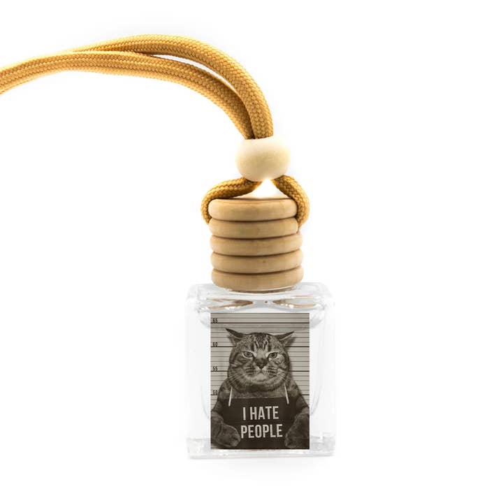 A Pleasant Thought - Wholesale Car Freshener - Unisex - CAT MUGSHOT | CAR DIFFUSER