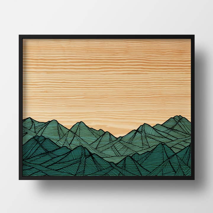 Stuart Range Print for wholesale by Red Umbrella Designs