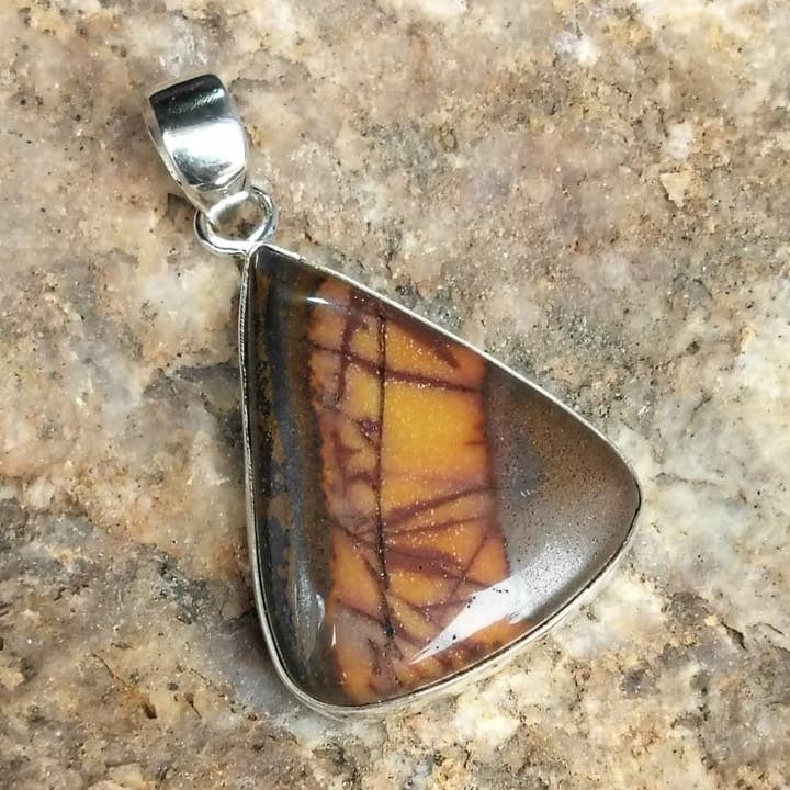 Pendente Unissexo Prata 925 Natural Tiger por atacado de SILVER CAVE