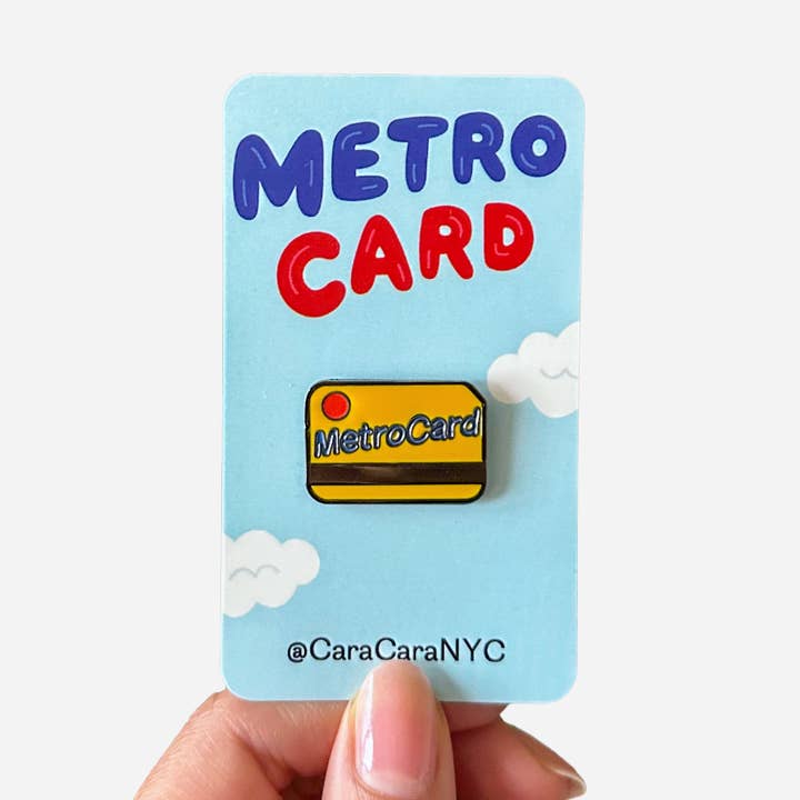 MetroCard NYC 1" Pin de Esmalte por atacado de CaraCaraNYC