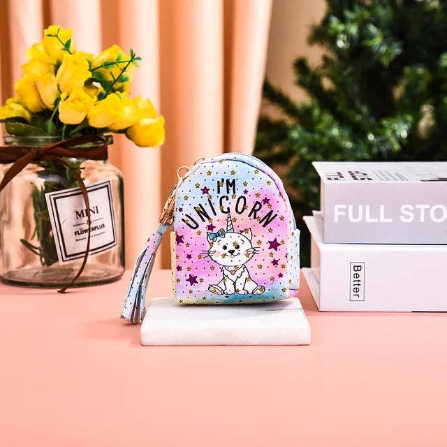 KiddieKickz - Wholesale Coin purse – kids - Cute Unicorn Coin Handbag5